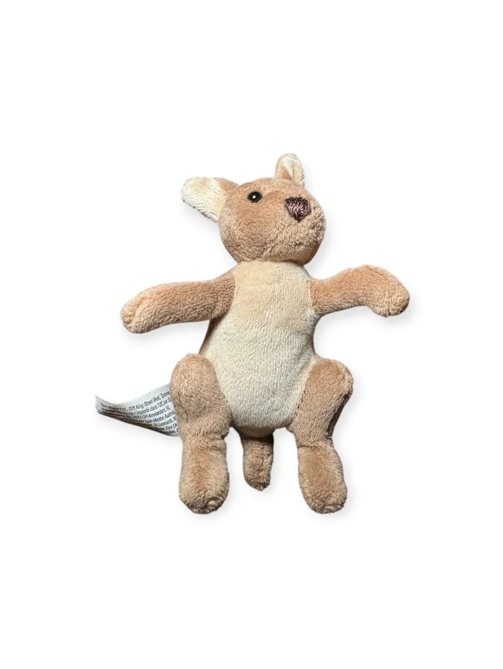 GUND Jirra Mother and Joey Kangroos Plushie Stuffed Animal Plushy Tan EUC